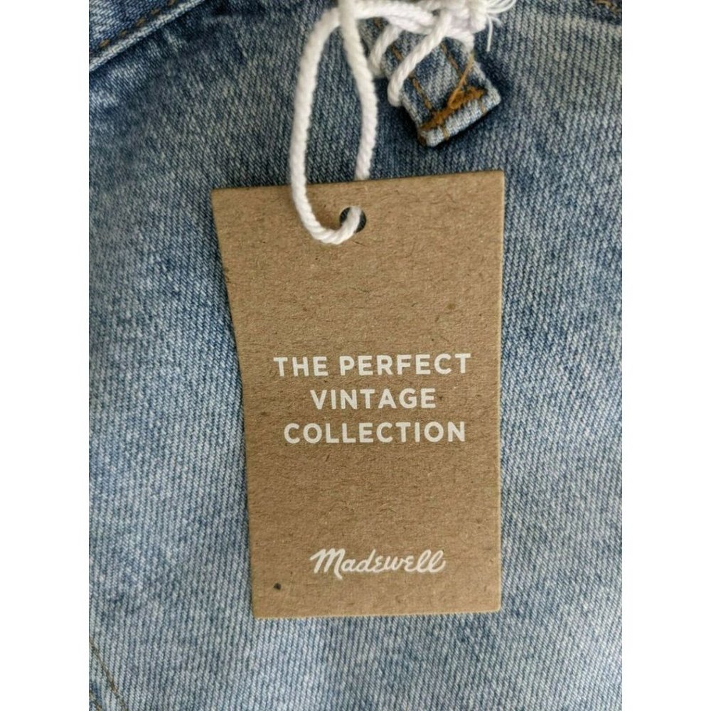 Madewell Sz 36 Women The Perfect Vintage Jean Light Wash Cropped High Rise NWT - Picture 4 of 12
